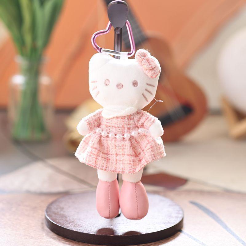 Hello Kitty Plush Keychain Cute Cat Toy For Bags And Keys