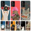 Süße Cartoon Glückskatzen Für Samsung Galaxy A51 A50 A71 A70 Handyhülle A40 A41 A30 A31 A20E A21S A10 A11 A01 5G A6 A8 + A7 A9 Plu