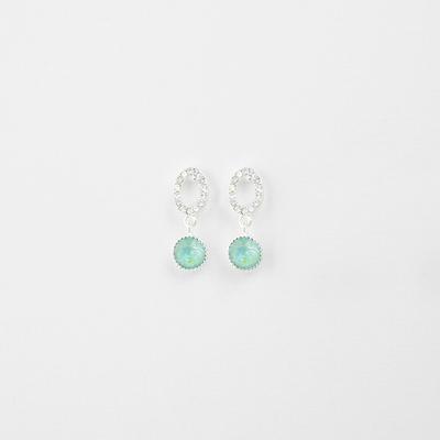 [Judy And Paul] Elijah Color Point Drop Earrings E51534