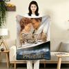 1PC Love Titanic Custom Name Patterned Flannel Blanket Suitable For All Seasons for Home Decor Warmth and Comfort Gifts Holiday Gift