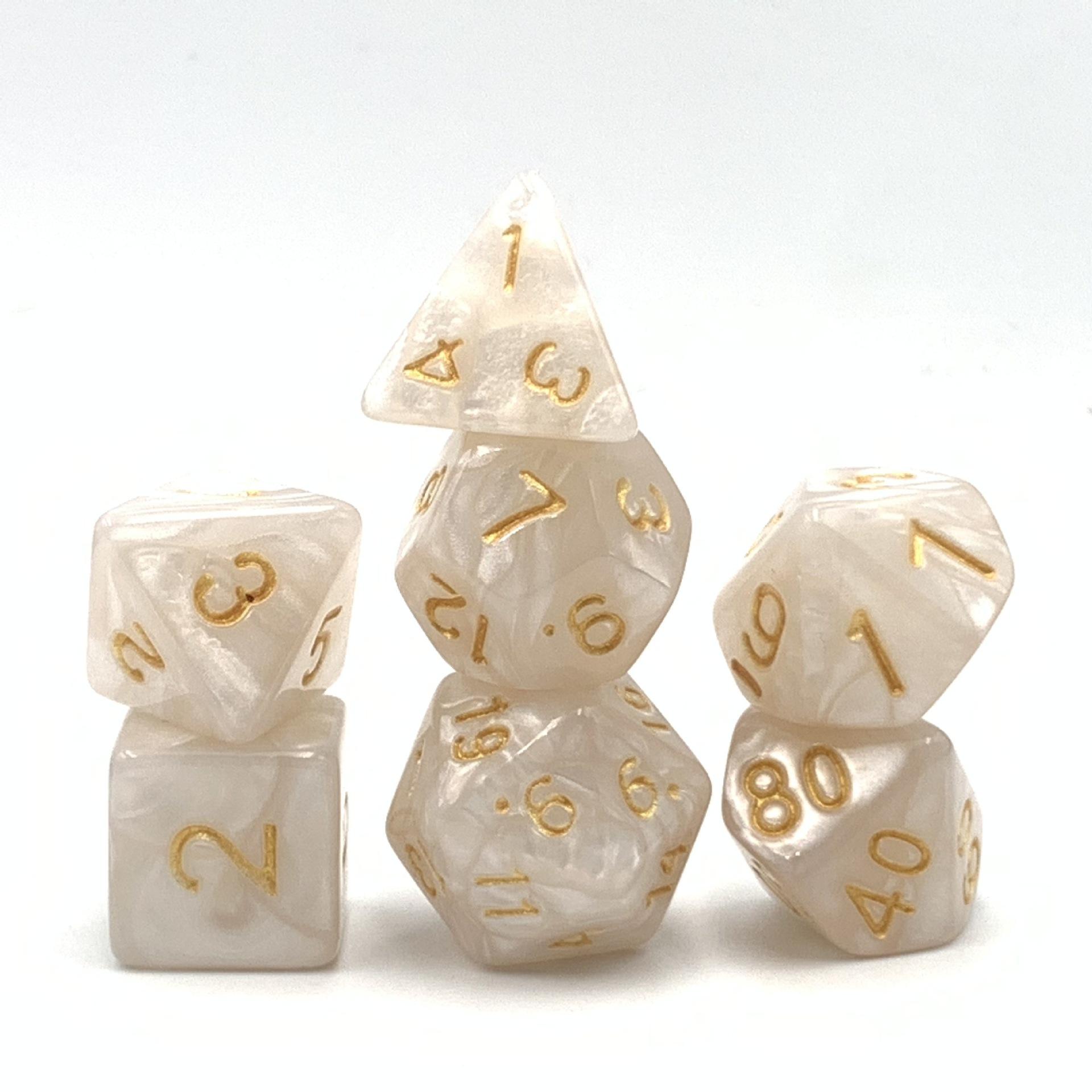 

7 шт./лот, набор многогранных кубиков, двухцветные кубики D4 D6 D8 D10 D% D12 D20 для настольных игр DND RPG