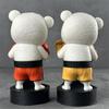 One Piece Bepo Bear Boxing Gloves Anime Figure Statue - Cute Desktop Ornament