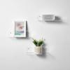 Speakers Organizer Rack Acrylic Wall Mounted Display Stand Shelf Holder Home Storage Self Stick-On