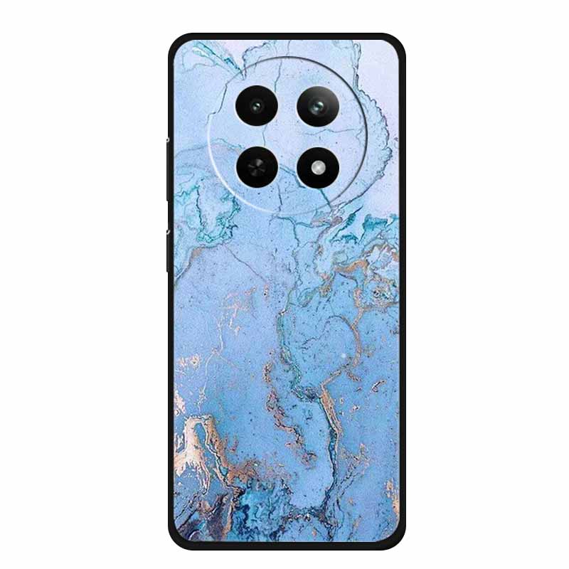Case For Realme 13 Plus Marble TPU Soft Silicone Back Cover For Realme 13+ Cases Protective Mica Painted Colorful Bumper Capa