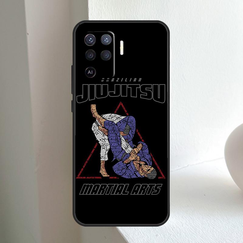 Judo Jiu Jitsu BJJ Brazilian For OPPO A6 A5 Pro A15 A17 A77 A16 A76 A96 A18 A38 A58 A78 A98 A54 A74 A94 A40 A60 A80 Case