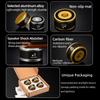 4PCS HiFi Carbon Fiber Speaker Shock Absorber Aluminum Alloy Speaker Spikes Stand Feet Pad for Speaker DAC Shock Absorbing