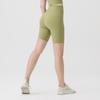Womens High-Waisted Yoga Shorts 5/8 Length Quick-Dry Stretch Running Cycling Workout Pants