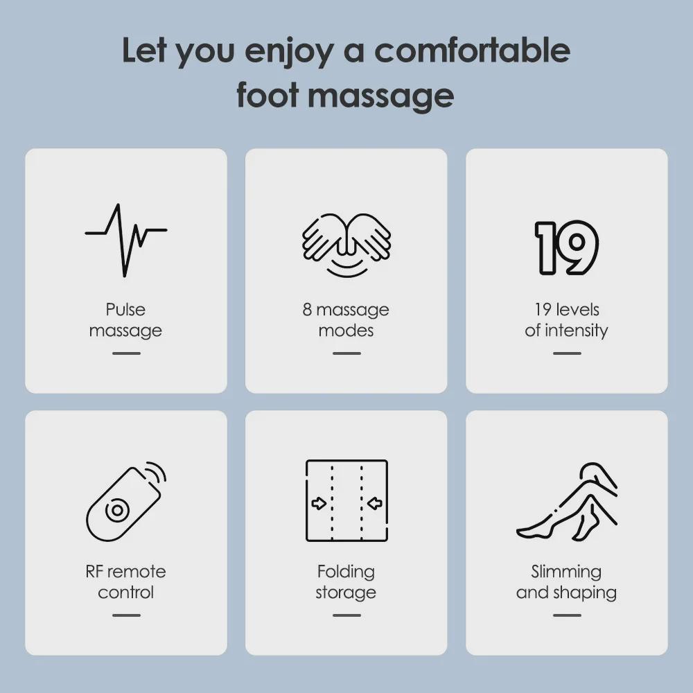 Multifunctional EMS Foot Massager: Low-Frequency Pulse Acupoint Massage Pad
