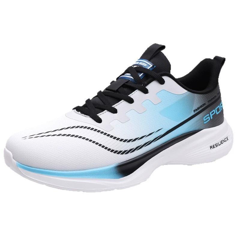 Spring and Autumn new leather running shoes are breathable, lightweight, warm and shock-absorbing sports and leisure shoes