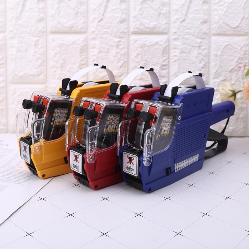 Price Gun Price Numerical Tag Gun Handheld Pricing Labeller MX-6600 Plastic Label Maker for Retail Shop Grocery Store
