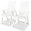 VidaXL Mobilier de Bistro 3 pcs Salon de Jardin Table et Chaises de Salle à Manger Mobilier de Terrasse Patio Extérieur 275073