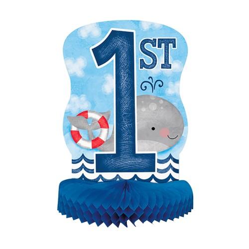 Unique Party Nautical 1st Birthday Honeycomb Centerpiece