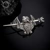 Vintage Norse Gothic Bat Hairpins Antique Metal Hairstick Punk Pagan Witch Viking Wicca Hair Jewelry Gift for Women