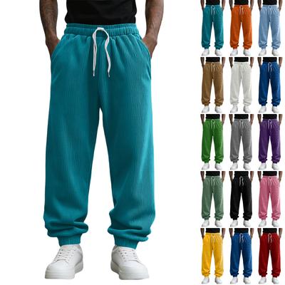 Men's Color Loose Sweatpants Men's Casual Fashion Sweatpants