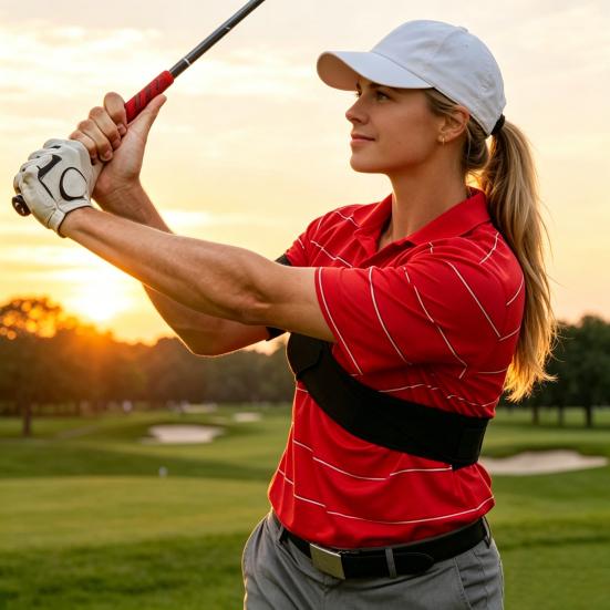 Korekční páska na paži pro golfový švih Muži Ženy Trenér golfového švihu Korektor držení těla Páska Pomůcka pro trénink golfu Příslušenství pro začátečníky