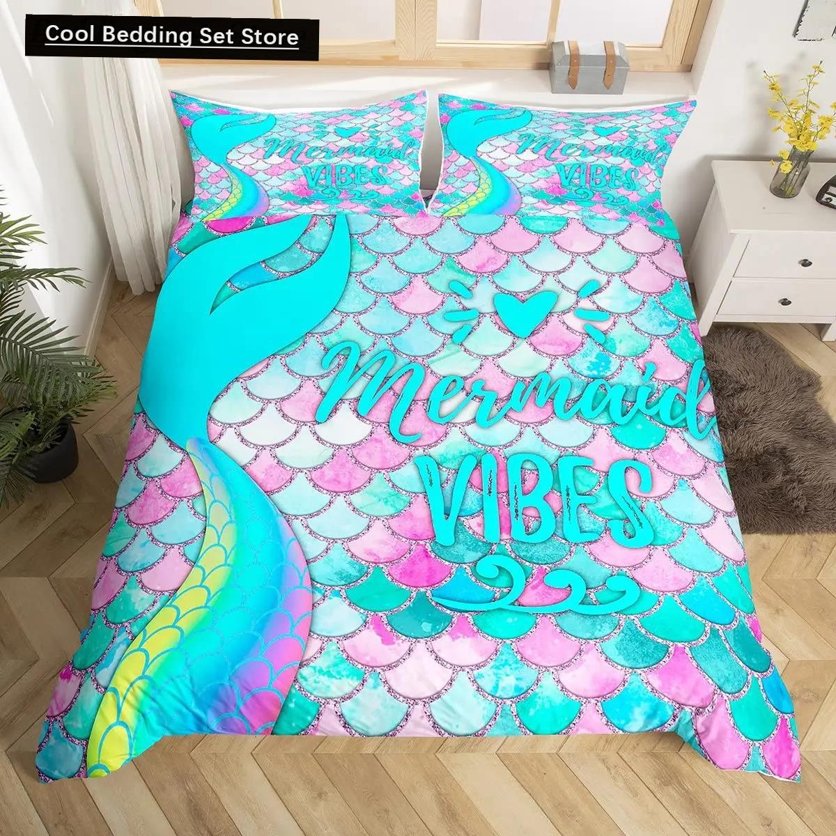 

Пододеяльник с бирюзовым узором King Queen Ocean Spanish Mackerel Пододеяльник с изображением морского подводного мира Морская жизнь Комплект постельного белья из полиэстера EU single(135x200cm)