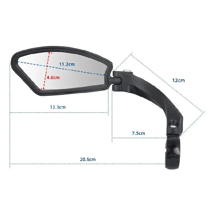 Bicycle Mirror MTB Road Bike Rear View Mirror Cycling Handlebar Back Eye Blind Spot Mirror Flexible Safety Rearview Bike Mirrors