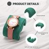 uxcell Watch Case Pillows, Set of 2, Medium Size, Velvet, for Watch Display and Bracelet Storage, BlueDark Green
