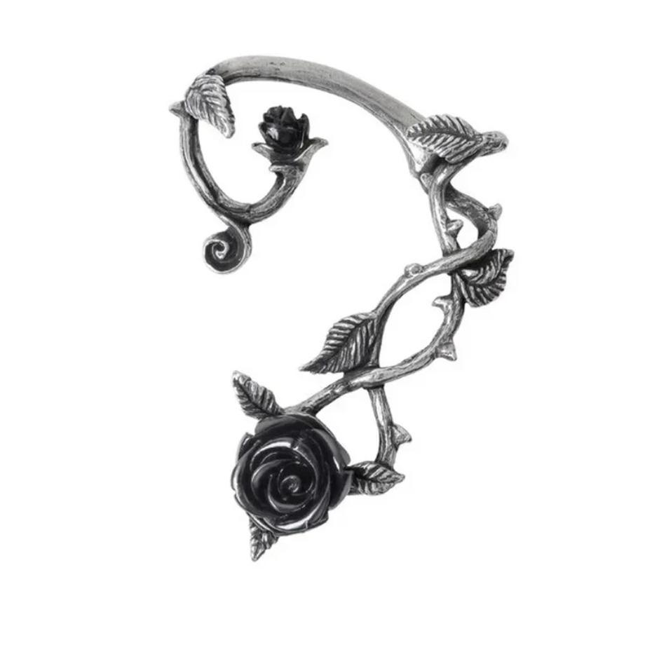 Europe And The United States Creative Earrings Rose Retro Fashion Ear Hanging Women's Ear Accessories Gift Jewelry Ornaments