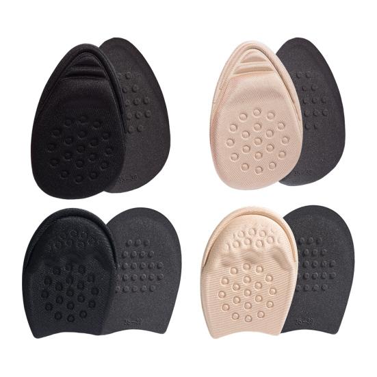 1 Pair Women's Metatarsal Pads Non-Slip Arch Support Insoles High Heel Foot Pads for Pain Relief Sweat-wicking Shoe Inserts