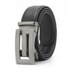 Men's Genuine Leather Automatic Buckle Belt - Versatile Two-Layer Cowhide for Middle-Aged and Young Fashion.
