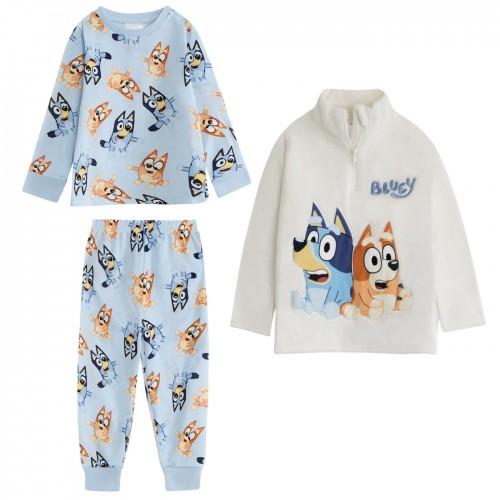 Bluey Boys Character Long-Sleeved Long Pyjama Set