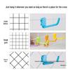Nail-Free Grid Panel Hook for Wire Mesh Shelves - No-Drill Wall Storage Hooks for Kindergarten Display