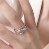925 Sterling Silver Rings for Women Men Couple Minimalist Handmade Simple Interware Ring Party Jewelry Gift Prevent Allergy