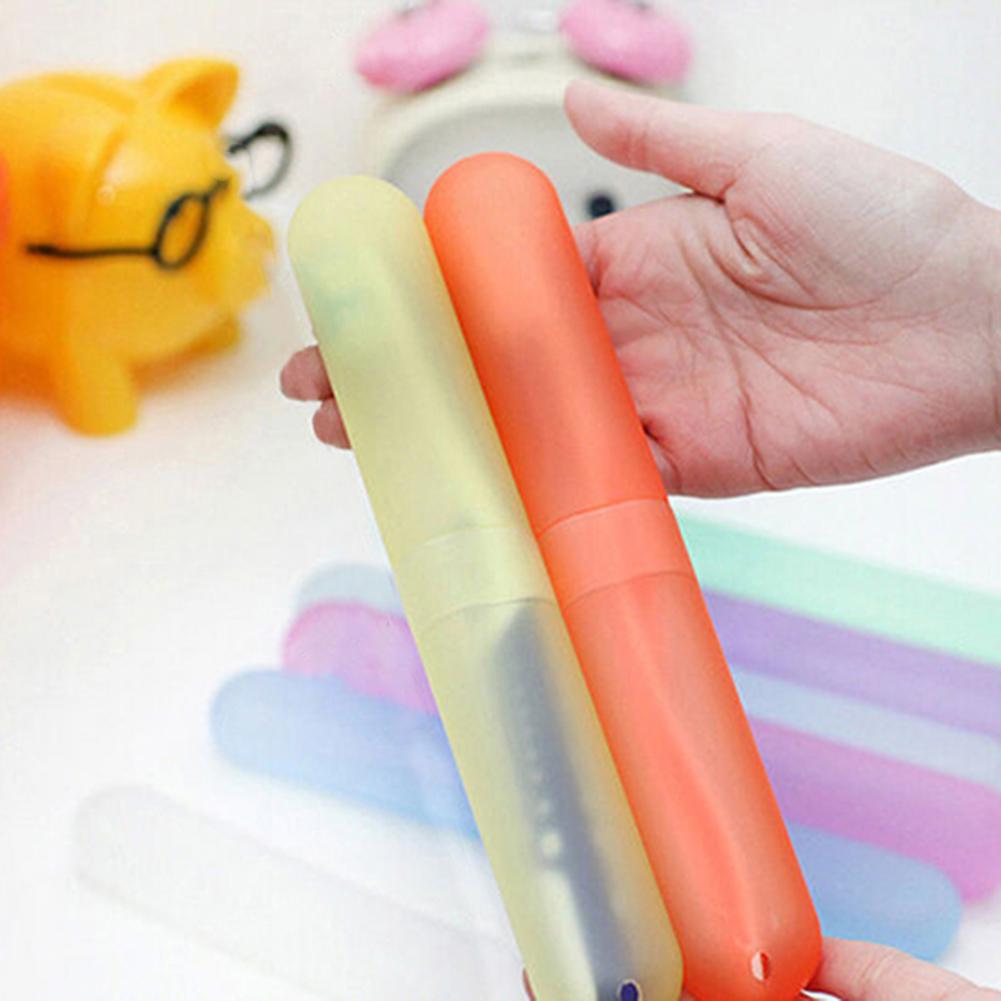 Mode Resor Vandring Camping Bärbar Tandborste Case Förvaringshållare Cover Box