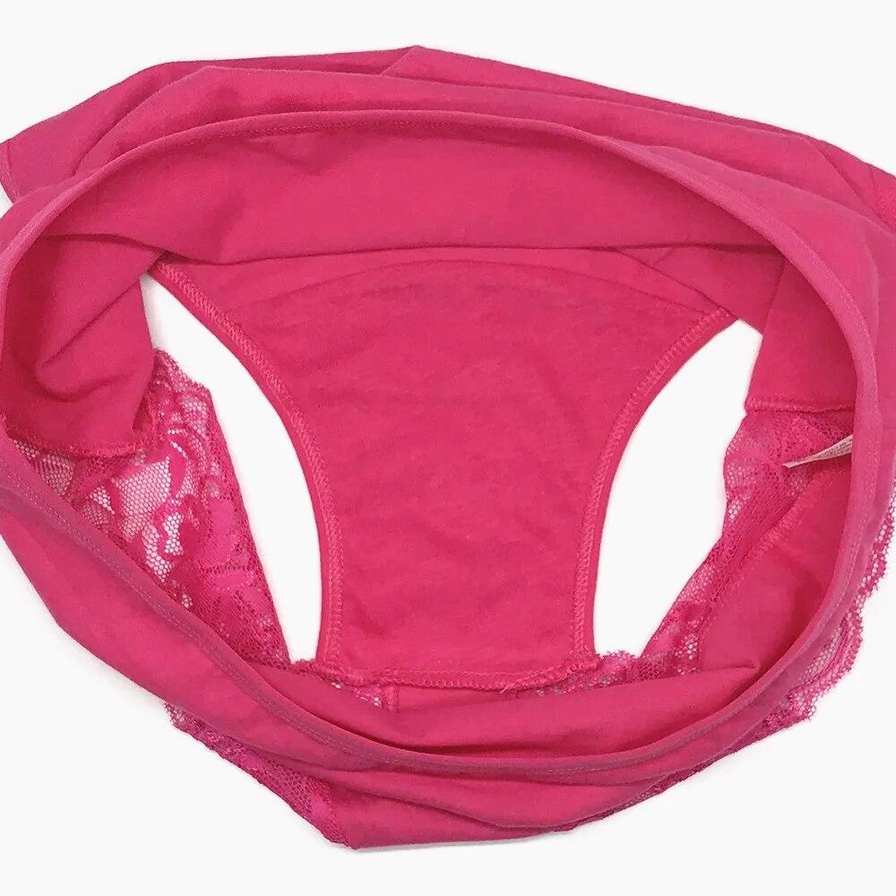 Women Underwear Cotton High Waist Solid Sexy Lace Ladies Panties Briefs Lingerie Plus Size 6 Pcs/lot