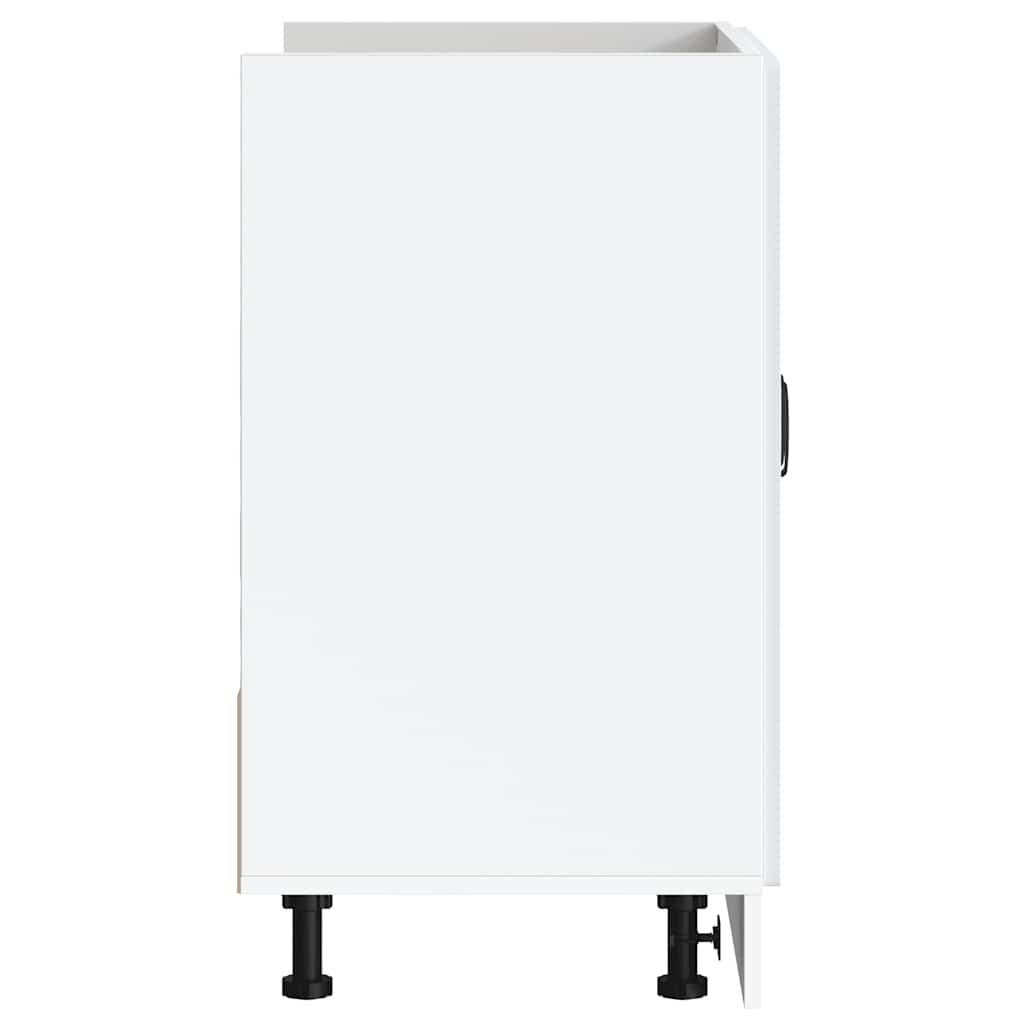 Lucca Under Sink Cabinet White Particleboard