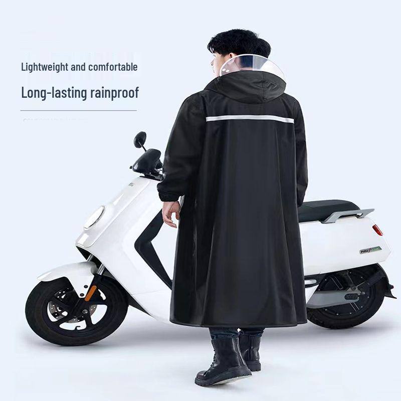 Unisex Full-Body Reflective Anti-Storm Raincoat Jumpsuit