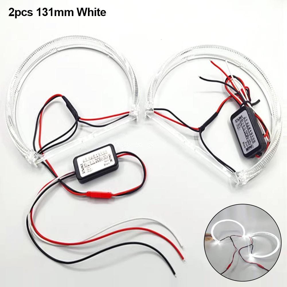 

2 шт. Автомобільні світлодіодні кільця «ангельські очі» Денне світло 131 мм 146 мм Біле Жовте світло Для 3 серії E46 316i 318i 320d 323i 328i 330i 325xi 330d 1998-2005 2pcs 131mm White