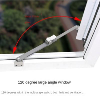 Angle Controller Wind Brace Stopper Gusset Fixed Stainless Steel Window Restrictor Practical Sliding Window Limiter