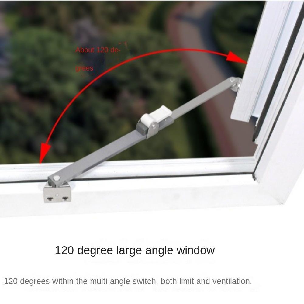 Angle Controller Wind Brace Stopper Telescopic Gusset Fixed Window Restrictor Stainless Steel Sliding Window Limiter
