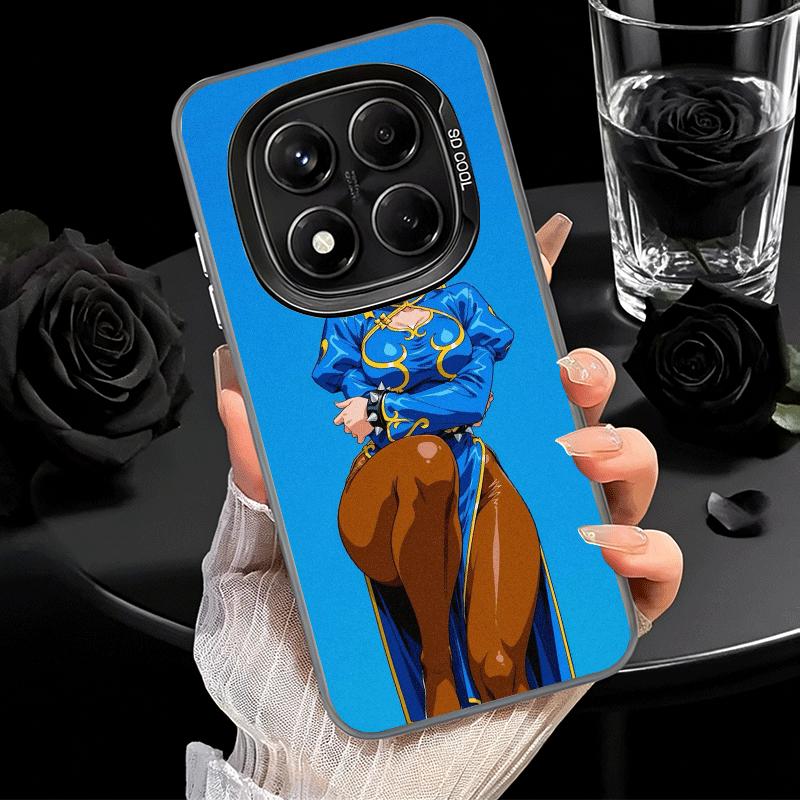 ChunLi S-Street F-FighterS Shockproof Phone Case for Xiaomi Redmi Note 15 14 13 12 Pro Plus 11 11S 11T 5G Cover Anti Fall Fundas