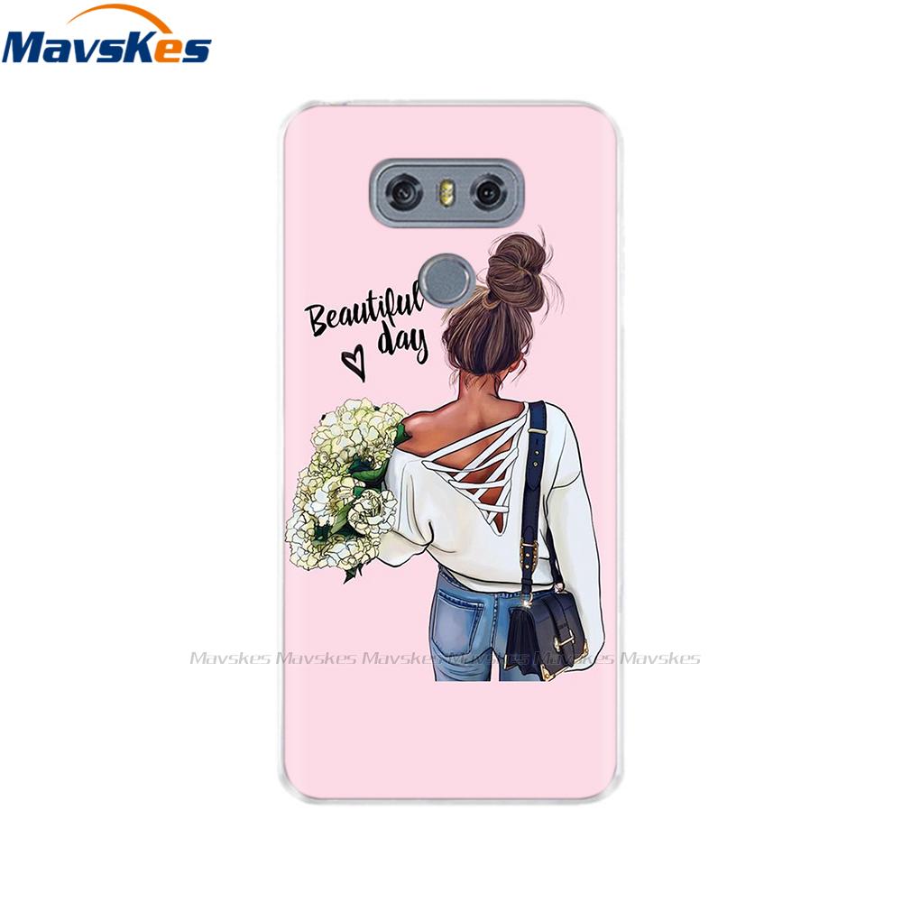 Soft TPU Case For Coque LG G5 G6 Case Cover Silicone Painted Phone Cover For LG G5 G6 Bumper Case Capa Fundas Coque