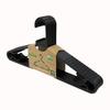 Towa Sangyo Recycled Laundry Hangers, Made with Environmentally Friendly Recycled Plastic, Black, Approx. 5 X 41 X 20 Cm, Set of 10, Product Number 25
