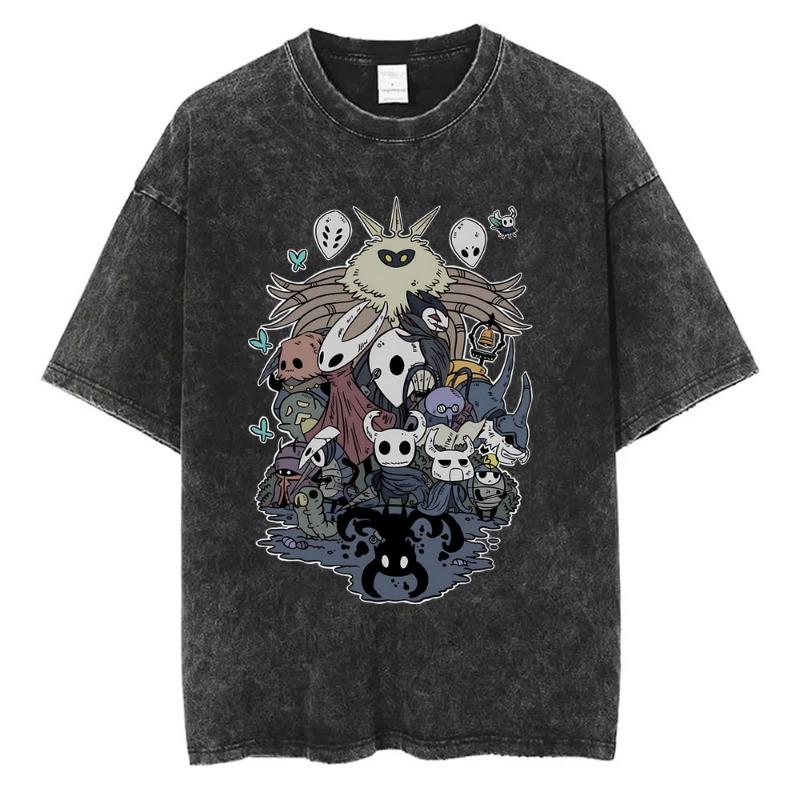 100% Cotton Washed Summer T Shirt Comfortable Fabric Hip Hop Style Streetwear Suitable Casual Urban Style Casual Outfits