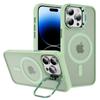 For iPhone 14 Pro Max Case Skin-Touch PC+TPU+Metal Phone Cover Compatible with MagSafe