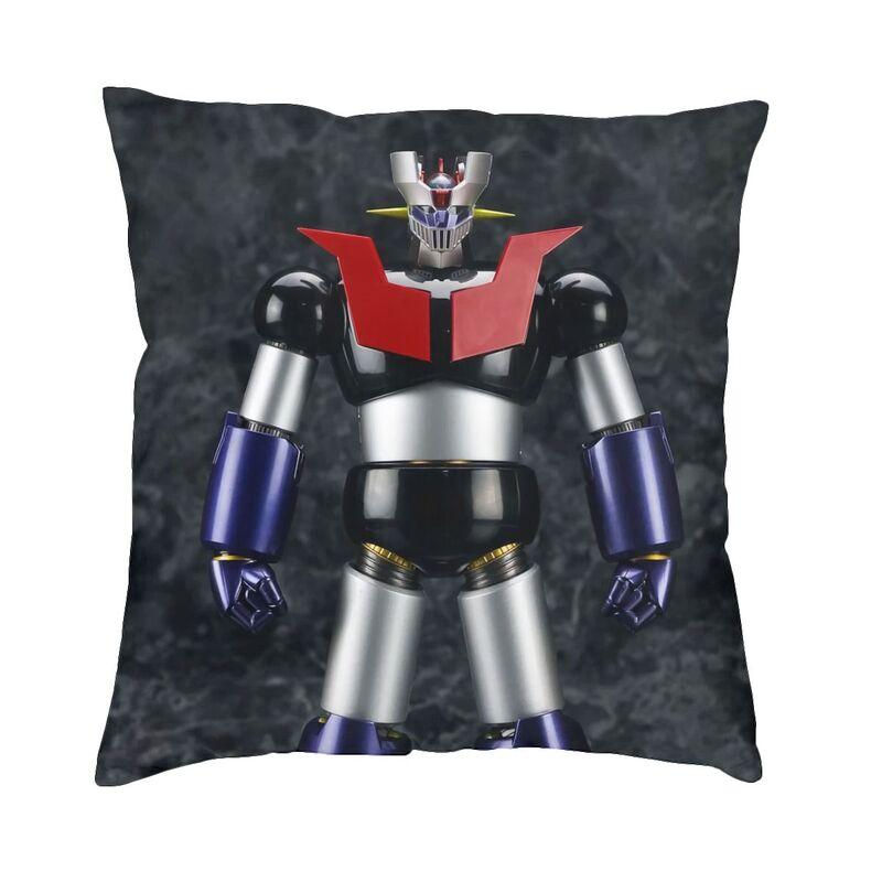 Nordic Anime UFO Robot Grendizer Cushion Cover for Sofa Polyester Goldrake Mazinger Z Pillow Case Home Decor Pillowcase 30cmx30cm