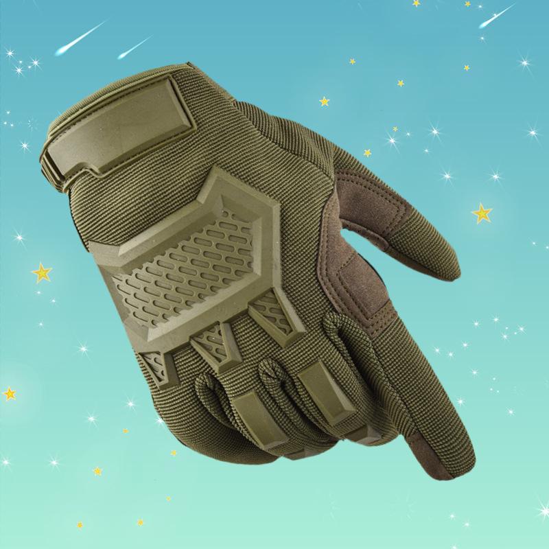 Men's and women's sports riding gloves outdoor mountaineering non-slip motorcycle full finger protection wear-resistant touch screen tactical gloves