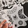 Stencils for Body Painting Face Art Halloween Birthday Party DIY Makeup Stamps Paint Template Temporary