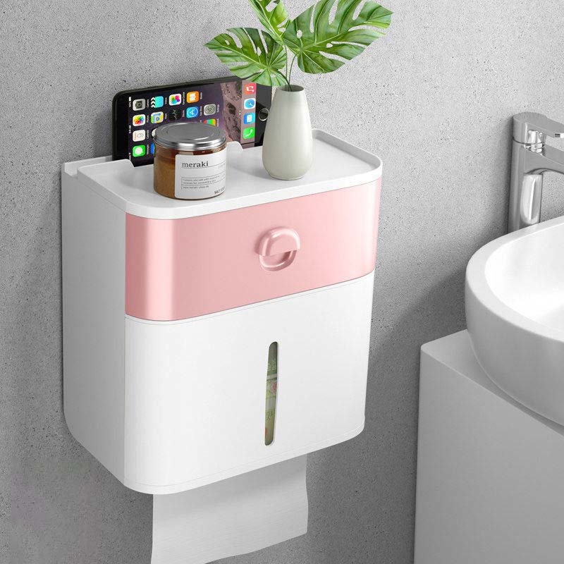 Toilet Tissue Boxes Waterproof Toilet Paper Toilet Paper Shelf Toilet Wall-mounted Storage Box