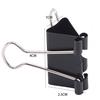 Office Document Clamps Binder Clips Foldback Office Supplies Black Grip Clamps