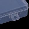 9cm*6.5cm*3cm Transparent Plastic Storage Box Clear Square Multipurpose