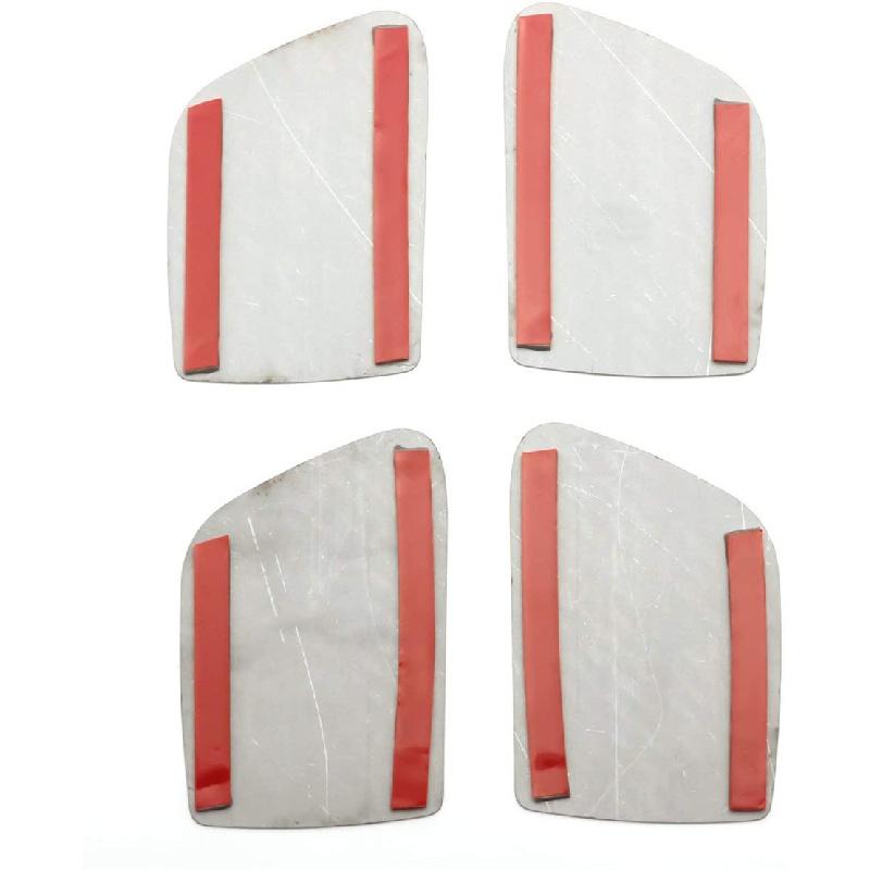 New 4 X Carbon Fiber Look Inner Door Handle Bowl Frame Cover For Honda Accord 13-17