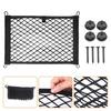 Car Trunk Storage Net Elastic Mesh Cargo Pocket Bag Organizer Black For 25*35cm