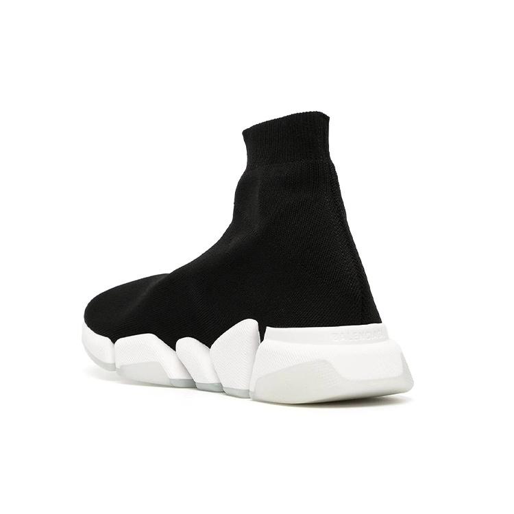 Balenciaga Speed 2.0 Trainers 'Rib-Knit Black' Men's 654020W2DI21091