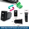 H11 H8 880 881 Fog Light Wiring Harness For Toyo'Ta 2005- Tacoma W/OEM Factory Style ON/Off Switch Kit & 40A Relay Fog Lamps Socket Wire Connector